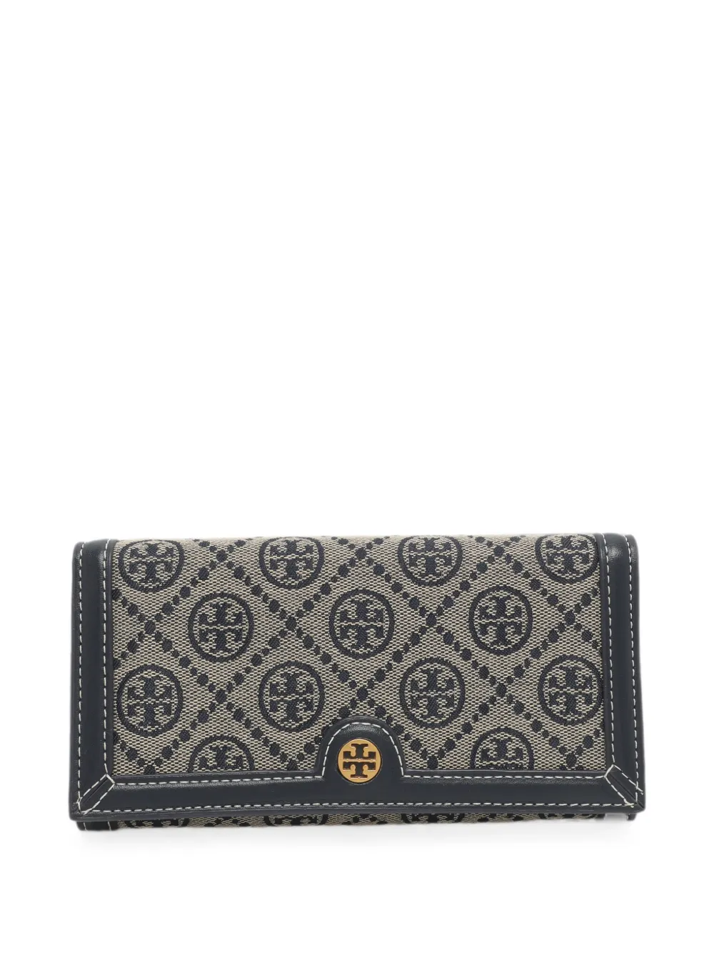 Tory Burch T Monogram wallet - Nude