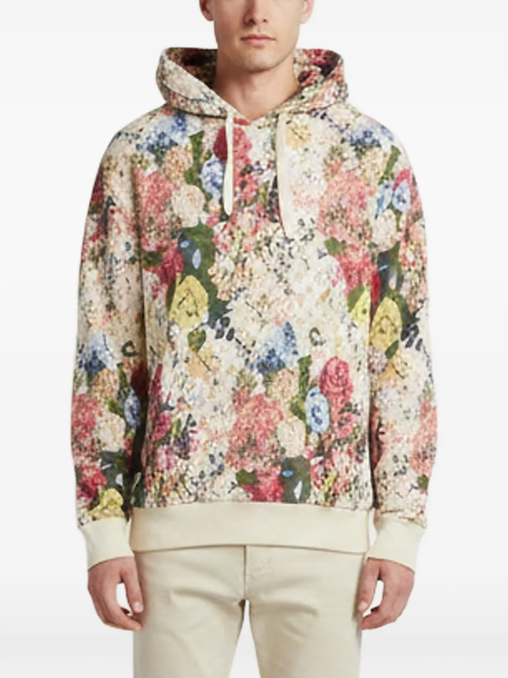 Louis Vuitton Pre-Owned Monogram floral hoodie - Toni neutri