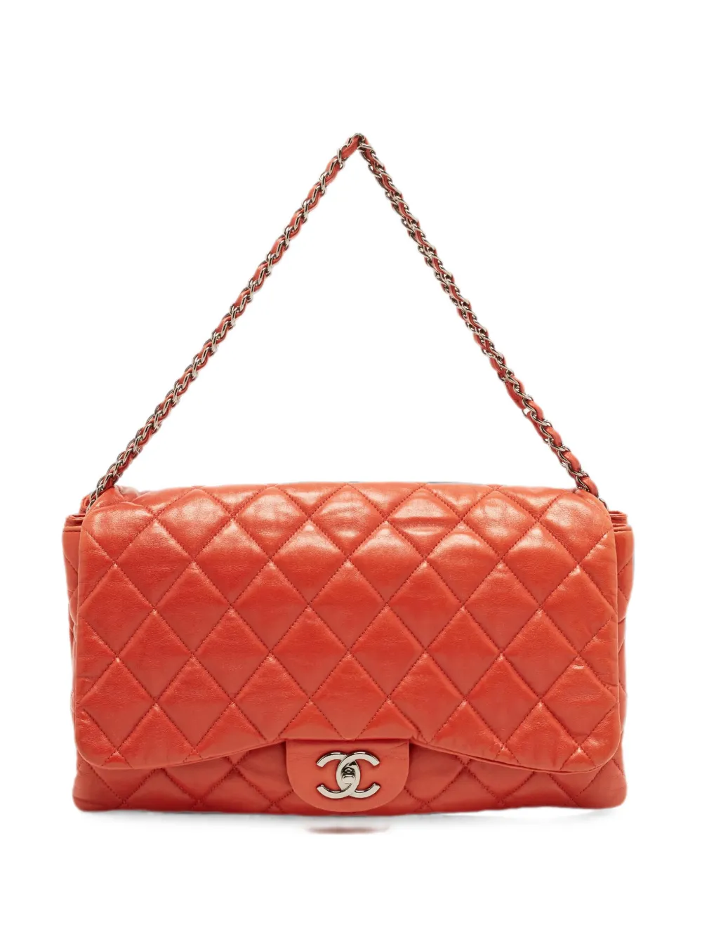 CHANEL Pre-Owned 2010-2011 Accordion quilted shoulder bag - Rot