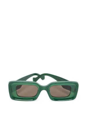 Loewe Pre-Owned x Paula's Ibiza スクエアサングラス | オレンジ
