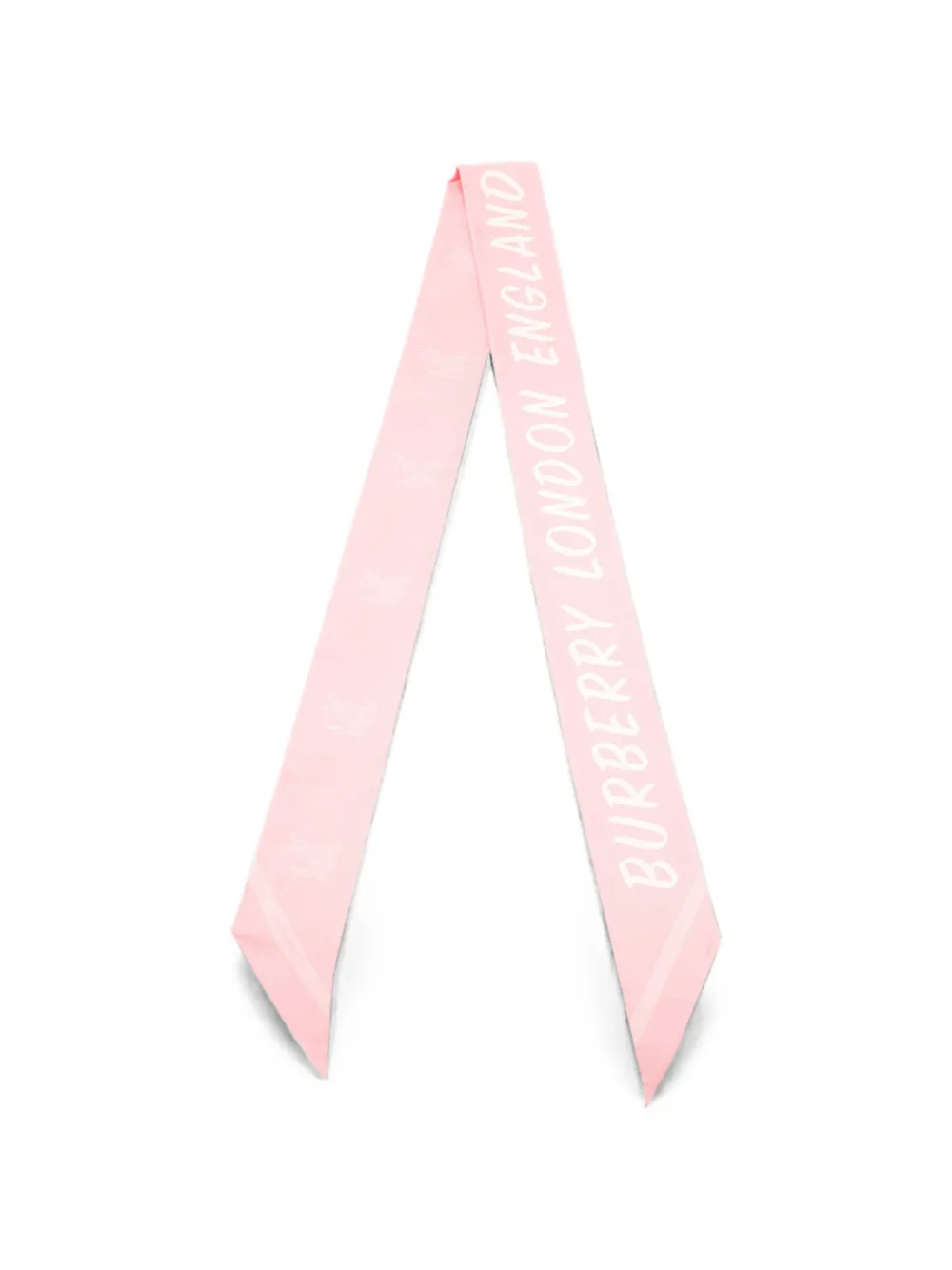 Burberry Pre-Owned logo-print scarf - Rosa