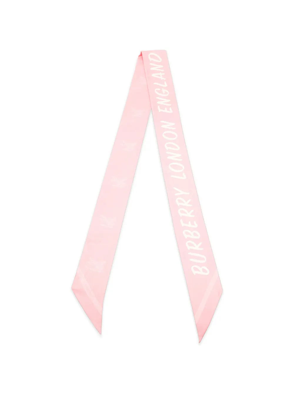Burberry Pre-Owned logo-print scarf - Rosa