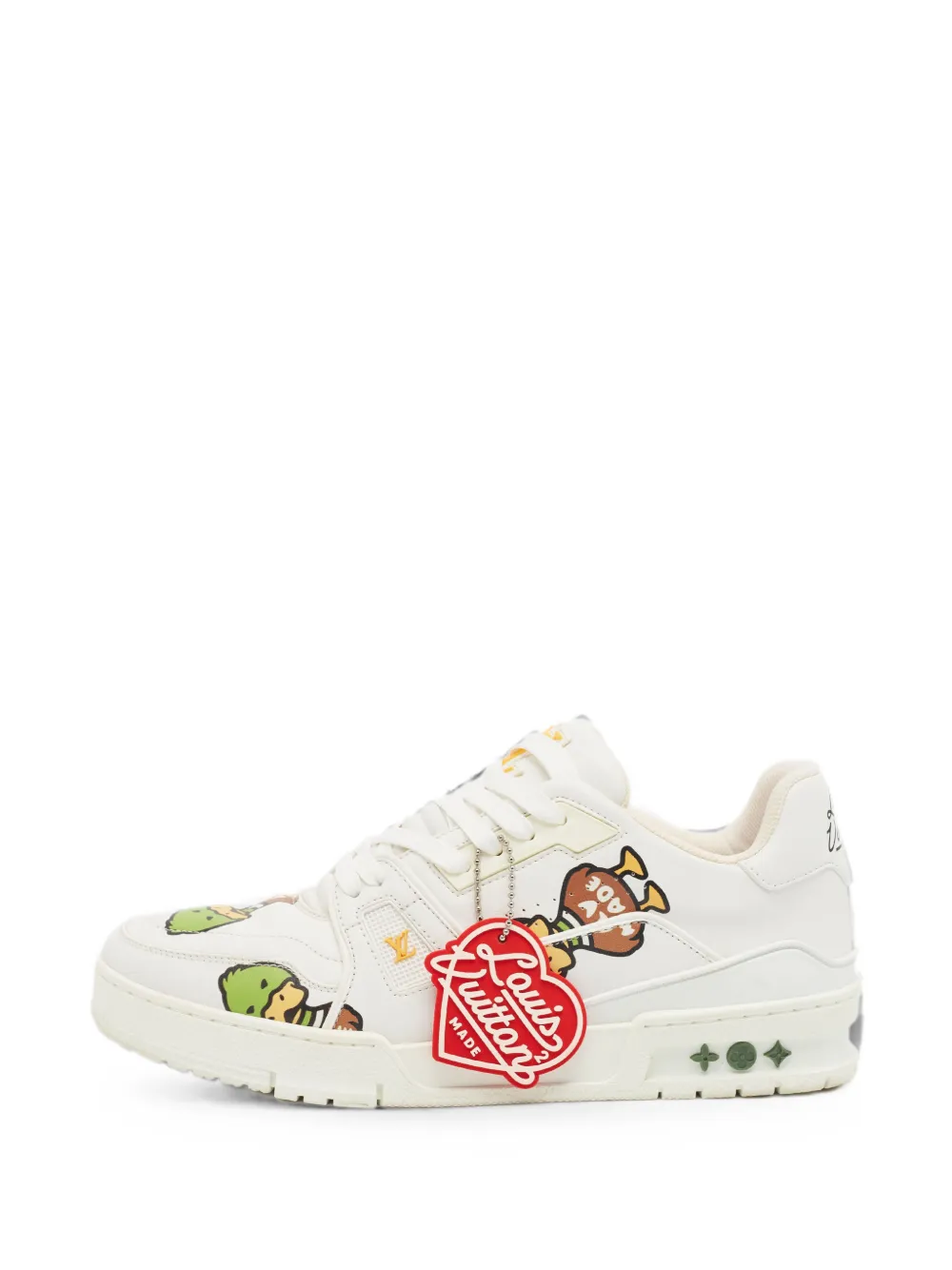 Louis Vuitton Pre-Owned x Nigo duck-motif sneakers - Weiß