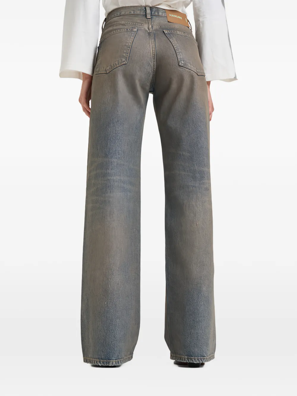 Haikure wide-leg jeans Blauw