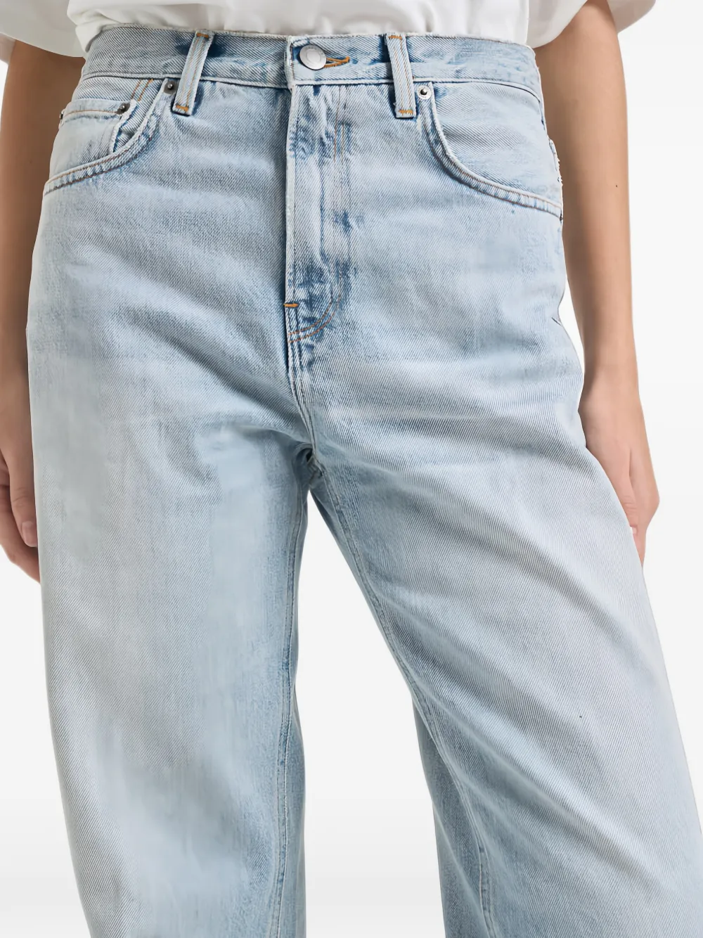 Haikure Bonnie straight-leg jeans Blauw