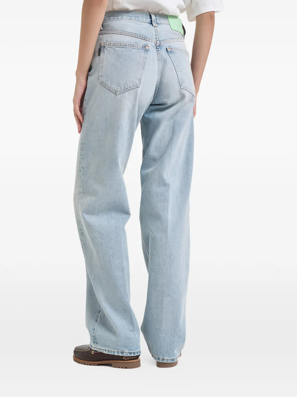 Haikure Bonnie straight-leg jeans Blauw