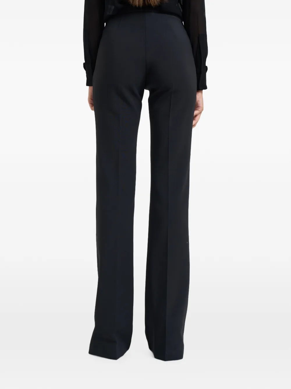 Elisabetta Franchi Flared broek Zwart