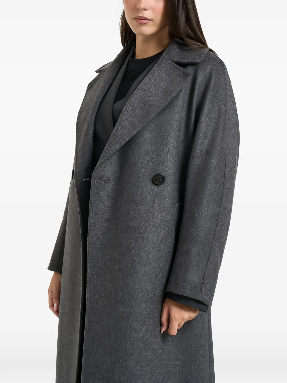 Weekend Max Mara Jas met dubbele rij knopen Grijs