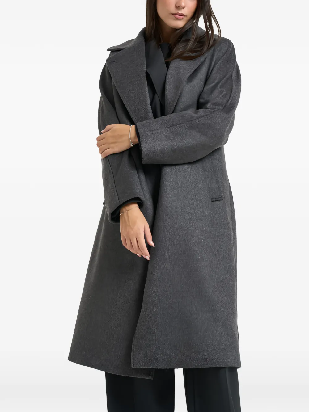 Weekend Max Mara Jas met dubbele rij knopen Grijs