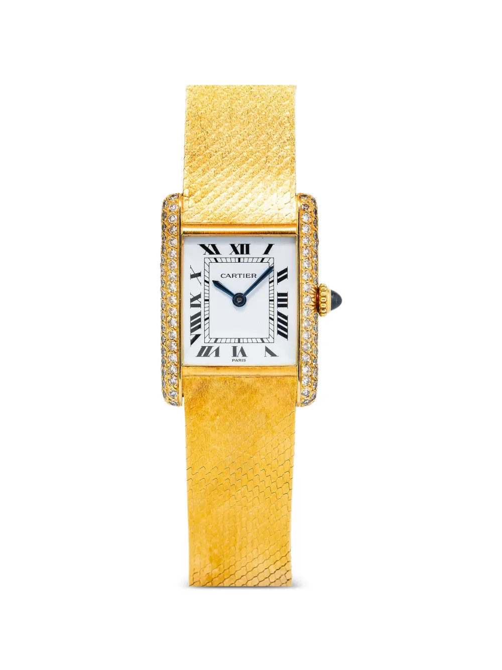 Cartier Tank Louis diamond 23mm watch - Weiß