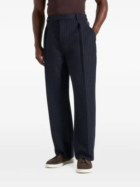 Manière De Voir pantalones Dorian a rayas diplomáticas