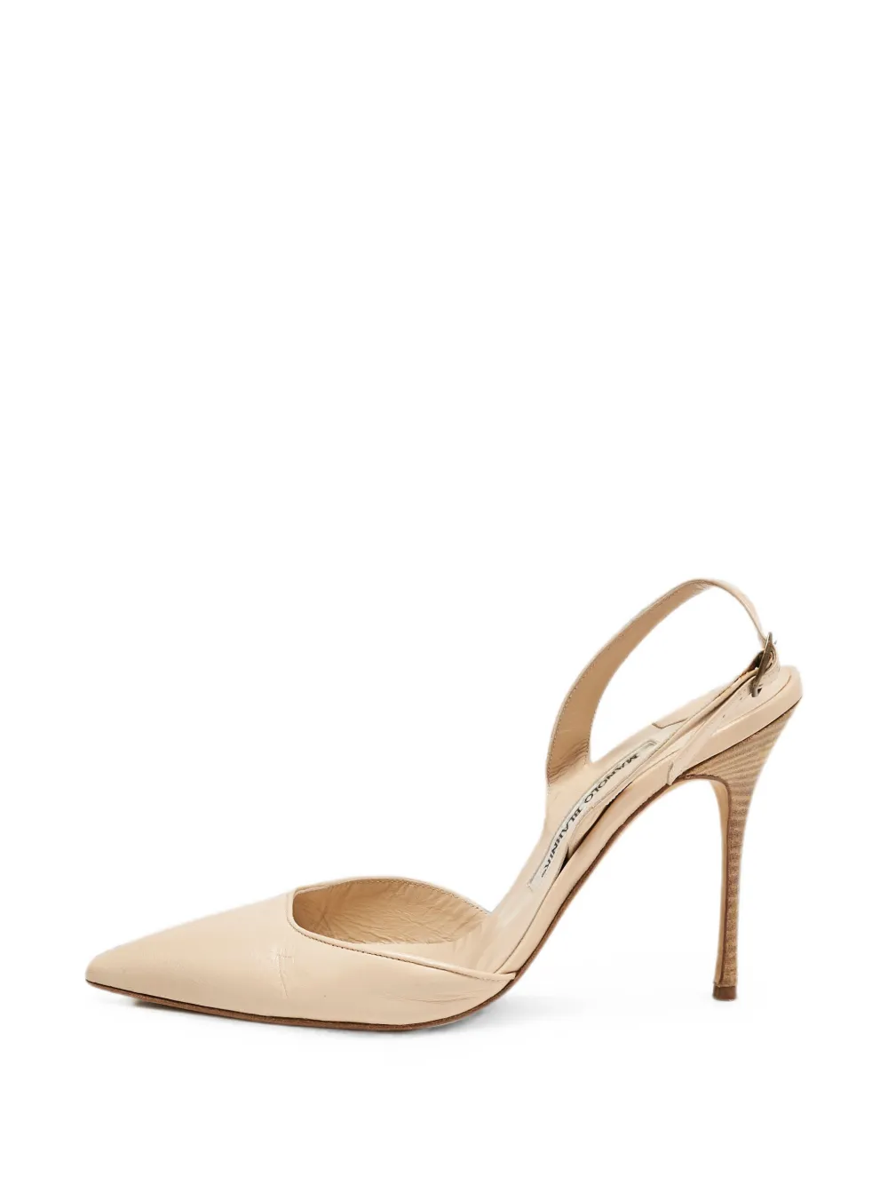 Manolo Blahnik Carolyne slingback pumps - Nude