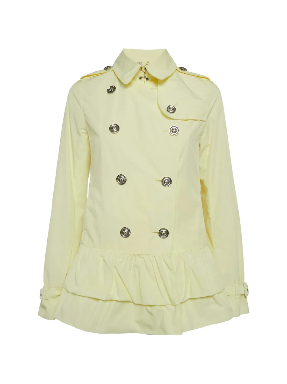 Burberry Pre-Owned double-breasted flared trench coat - Gelb
