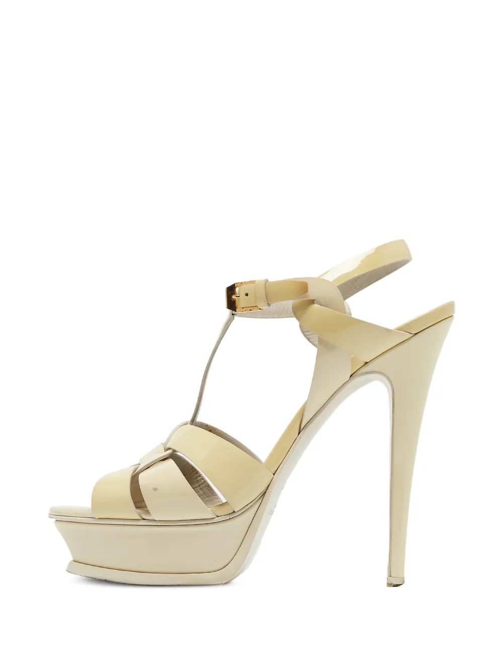 Saint Laurent Pre-Owned sandales Tribute à plateforme - Tons neutres