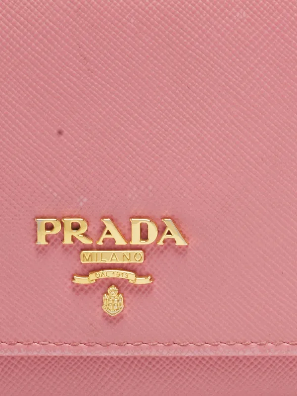 Prada Pre-Owned フラップ財布 | ピンク | FARFETCH JP
