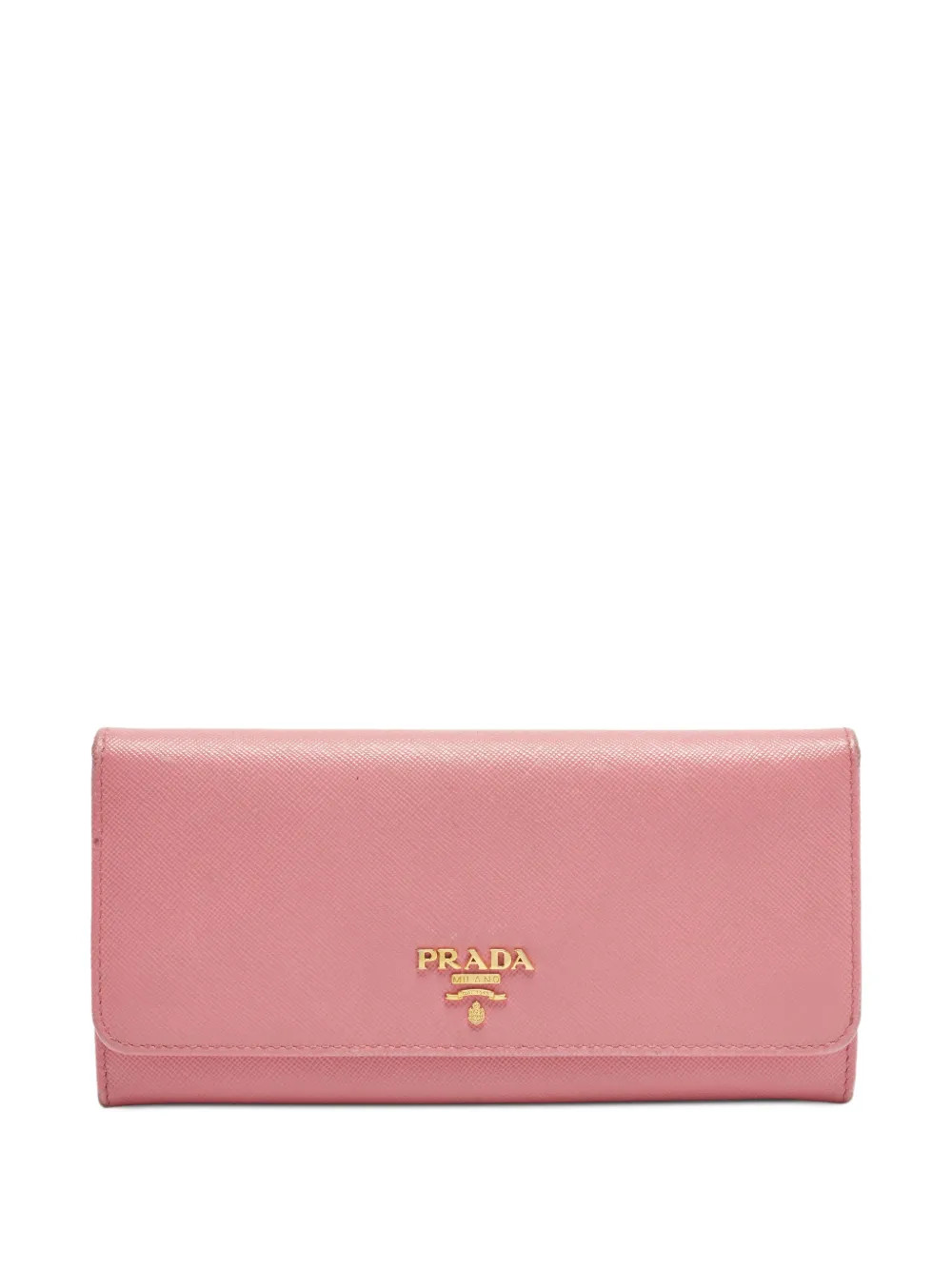 Prada Pre-Owned logo-detail flap wallet - Rosa