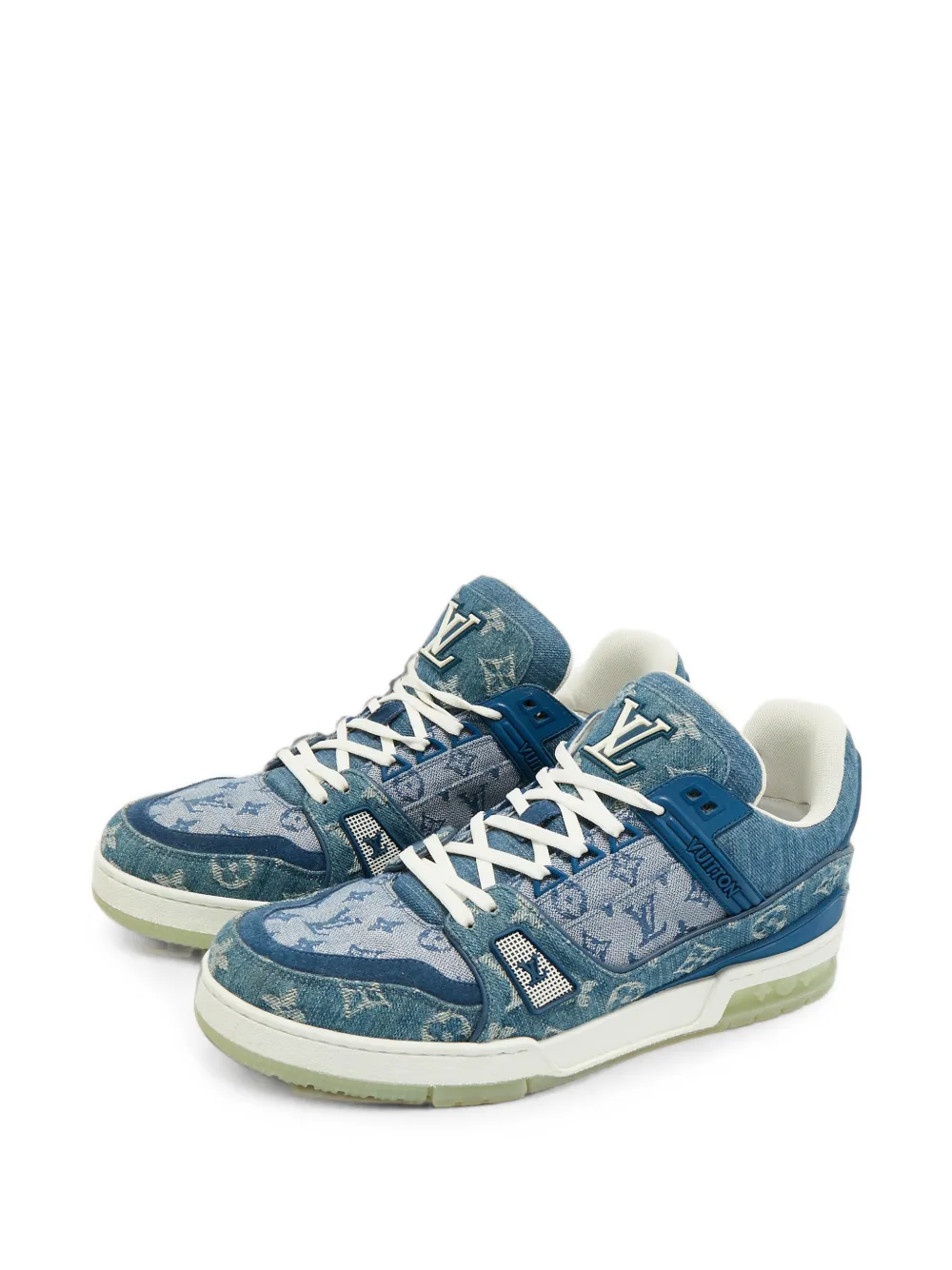 Louis Vuitton Pre-Owned Monogram low-top sneakers - Blau