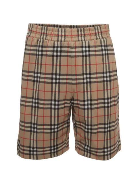 Burberry Pre-Owned check-print jersey shorts