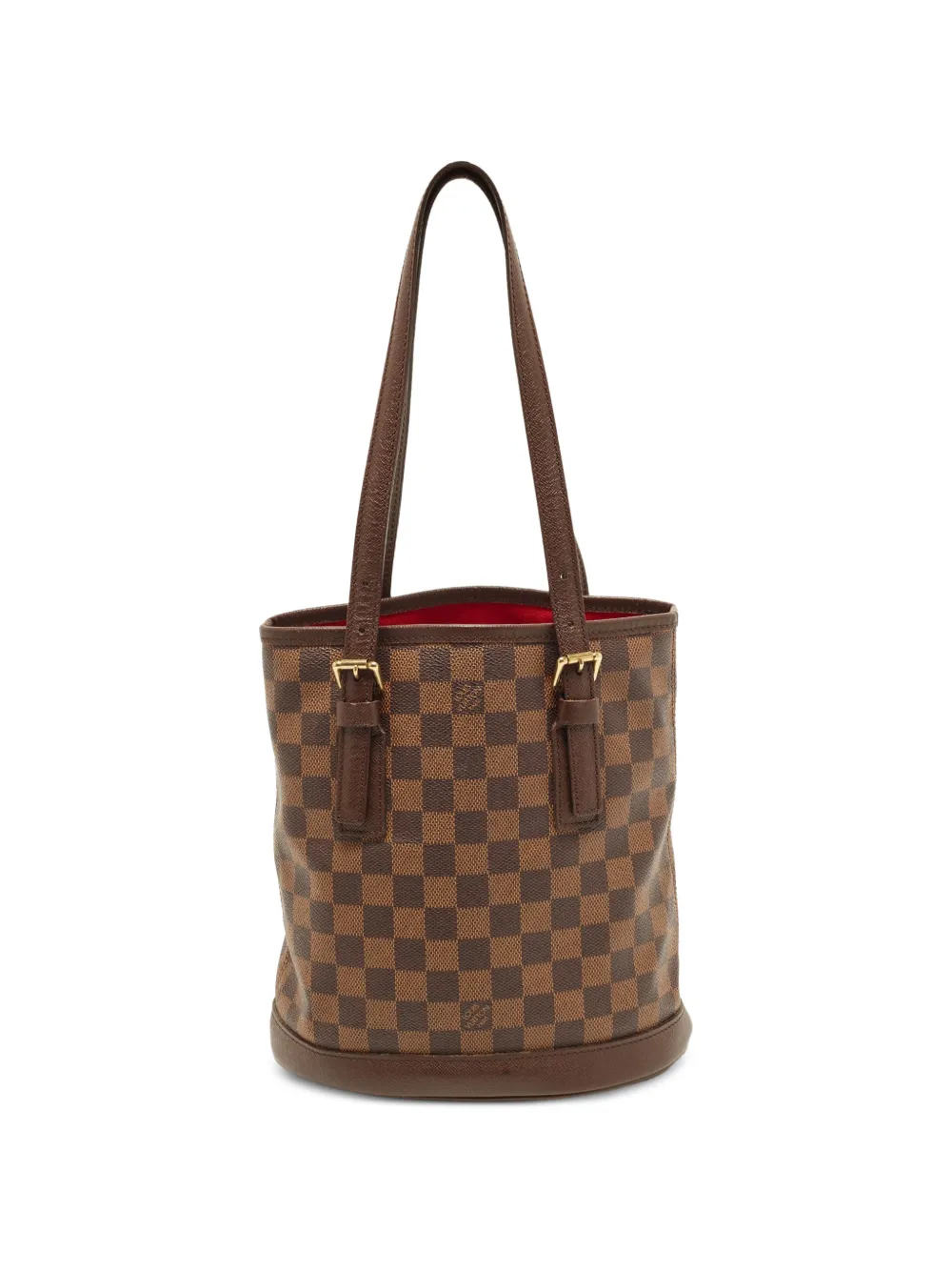 Louis Vuitton Pre-Owned sac seau Marais Damier Ébène (2006) - Marron