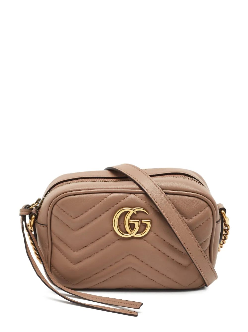 Gucci Pre-Owned GG Marmont matelassé camera shoulder bag - Toni neutri