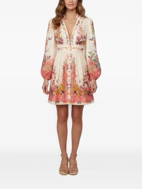 ZIMMERMANN Tropicana floral-print mini dress