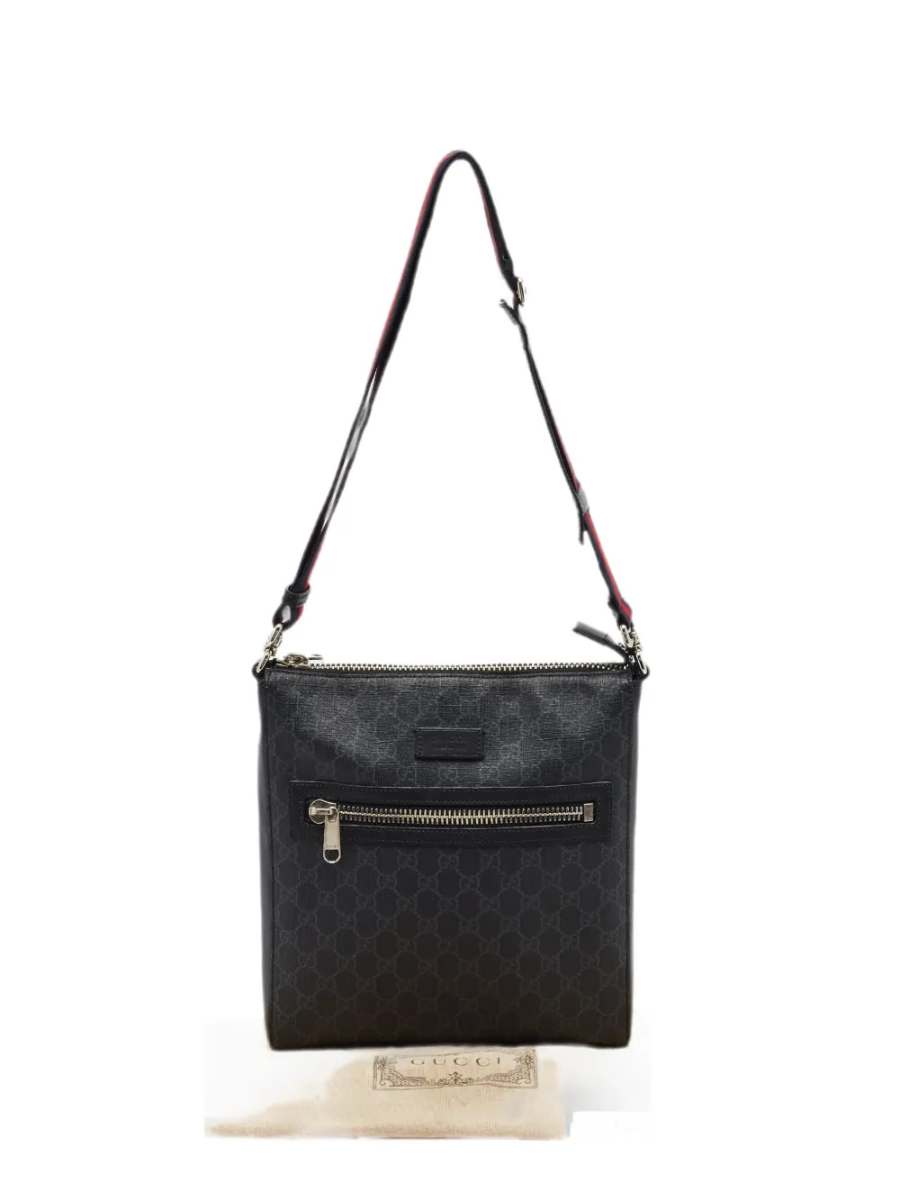 Gucci Pre-Owned GG Supreme Night Courrier messenger bag - Nero