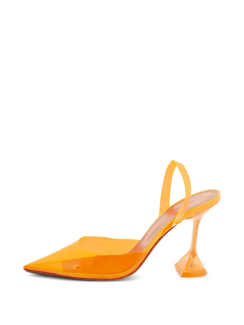 Amina Muaddi Holli Slingback-Pumps - Orange