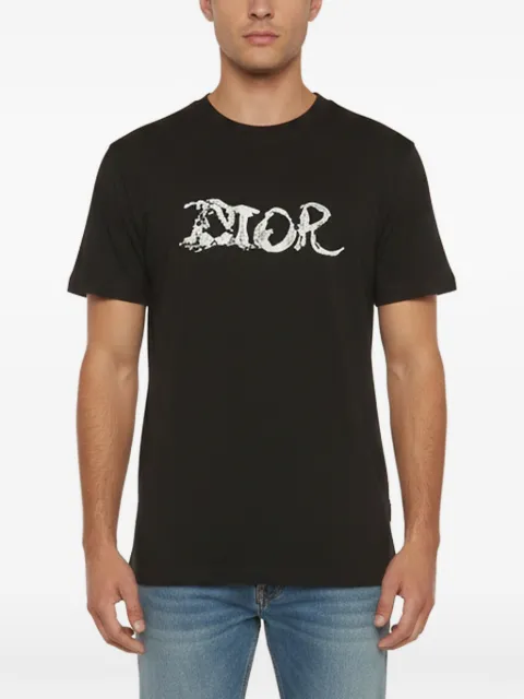 Christian Dior Pre-Owned crew-neck cotton T-shirt