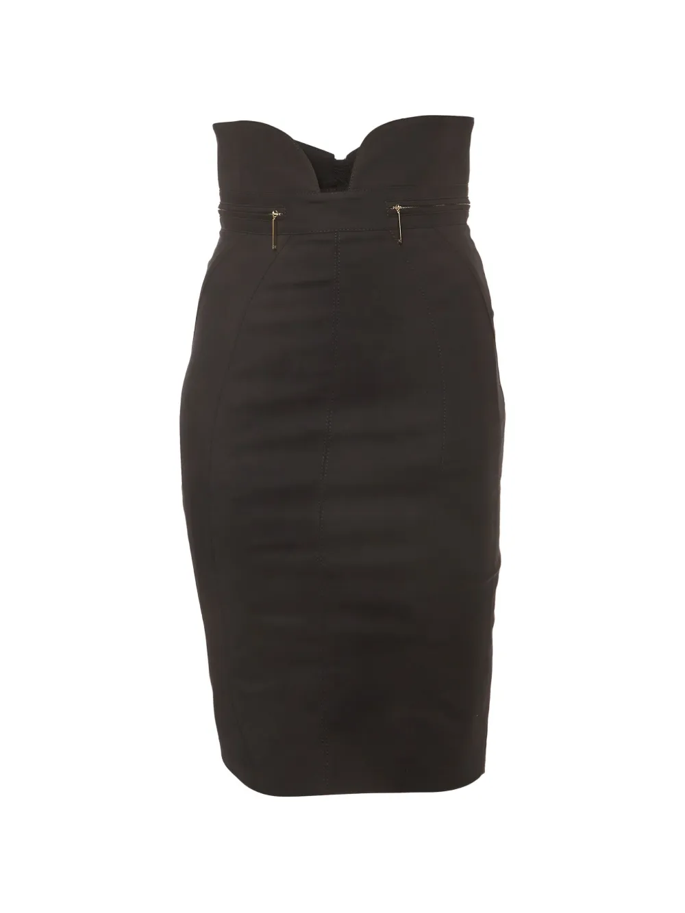Elisabetta Franchi high-waisted pencil skirt - Schwarz