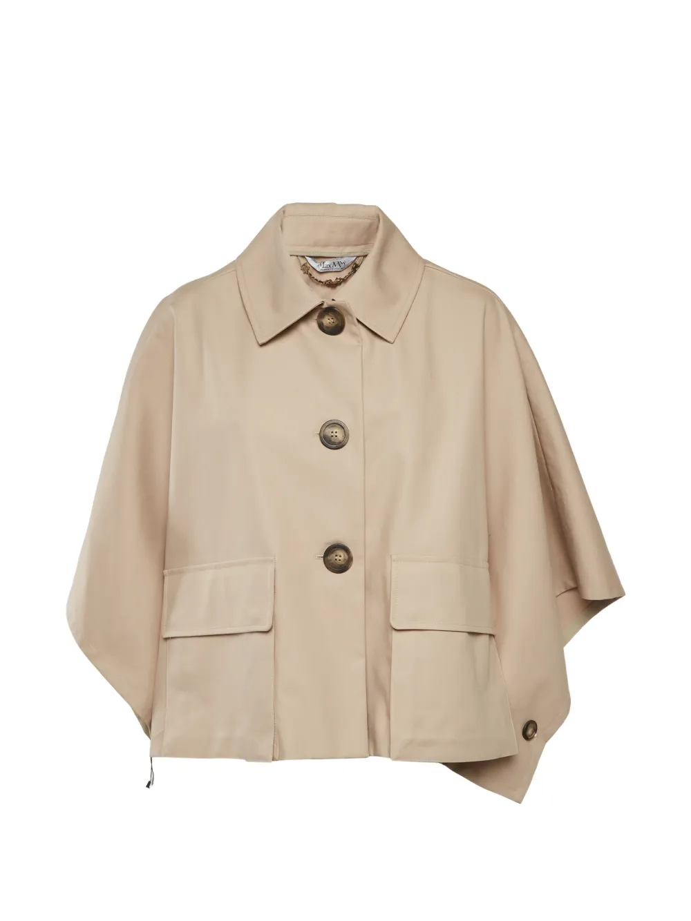 Max Mara Fred button-up coat - Toni neutri