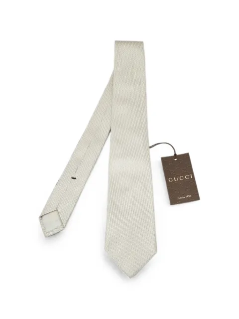 Gucci Pre-Owned patterned silk skinny tie