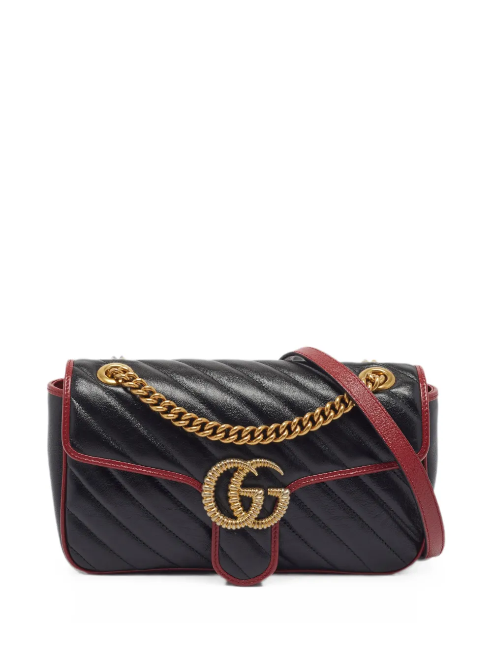 Gucci Pre-Owned medium GG Marmont Torchon shoulder bag - Schwarz