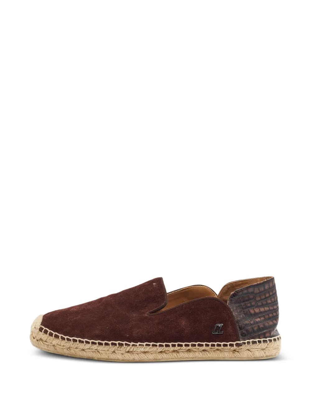 Christian Louboutin Espadrilles ブラウン Christian Louboutin Pre-Owned Espadon Suede Espadrilles | ブラウン