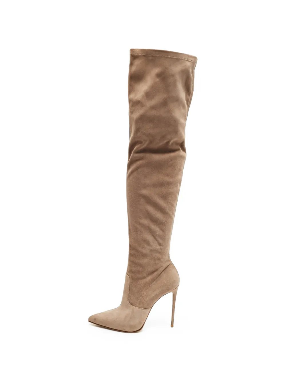 Le Silla point-toe over-the-knee boots - Nude