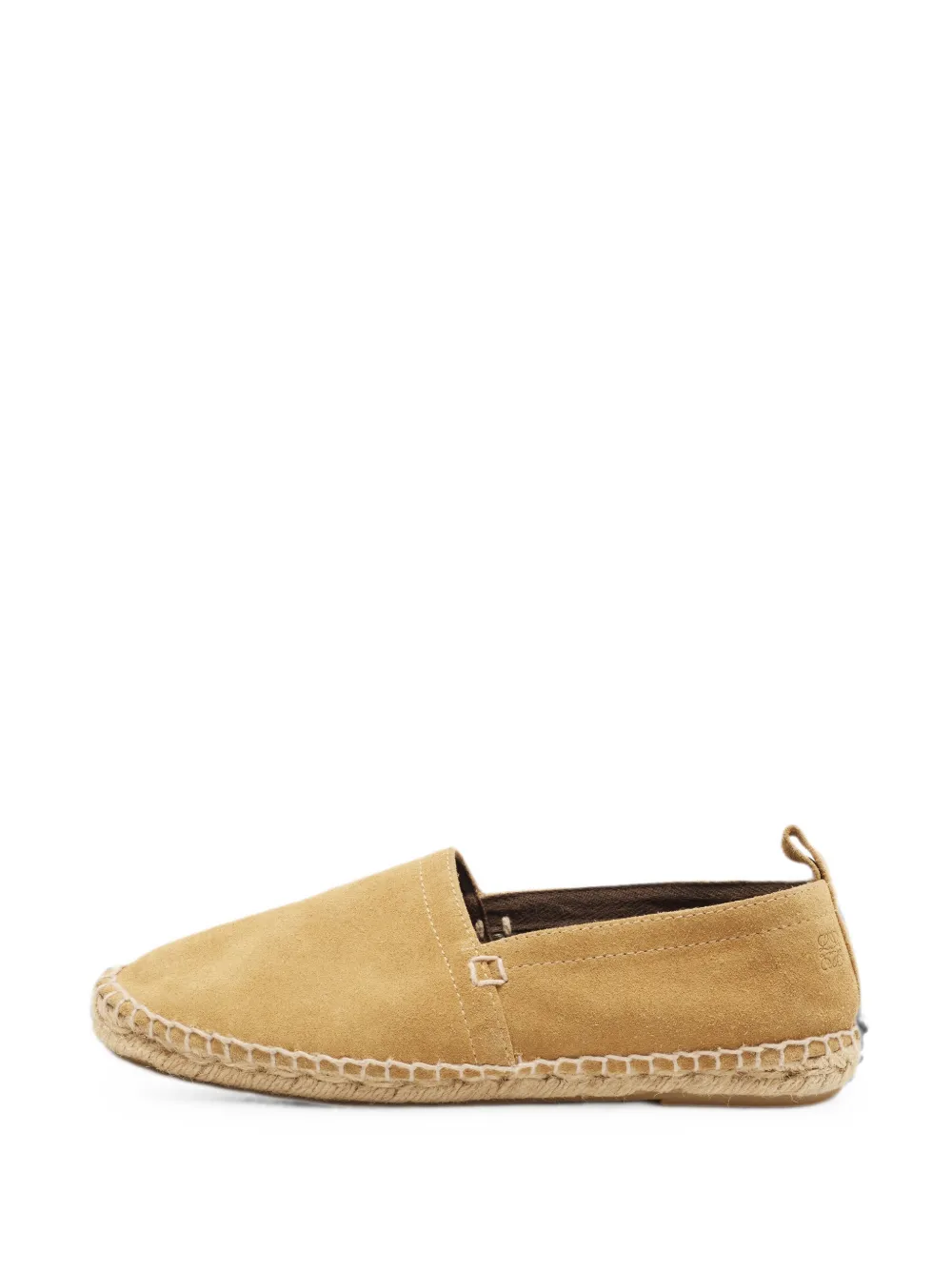 Loewe Pre-Owned suede espadrille flats - Nude