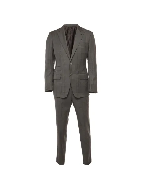 Tom Ford Vintage plaid-pattern suit