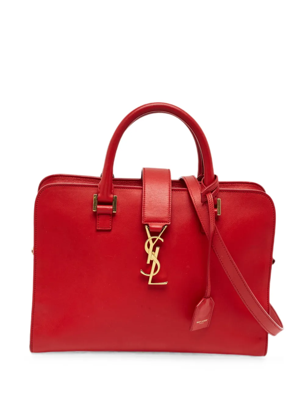 Saint Laurent Pre-Owned 2016 small Cabas tote bag - Rot