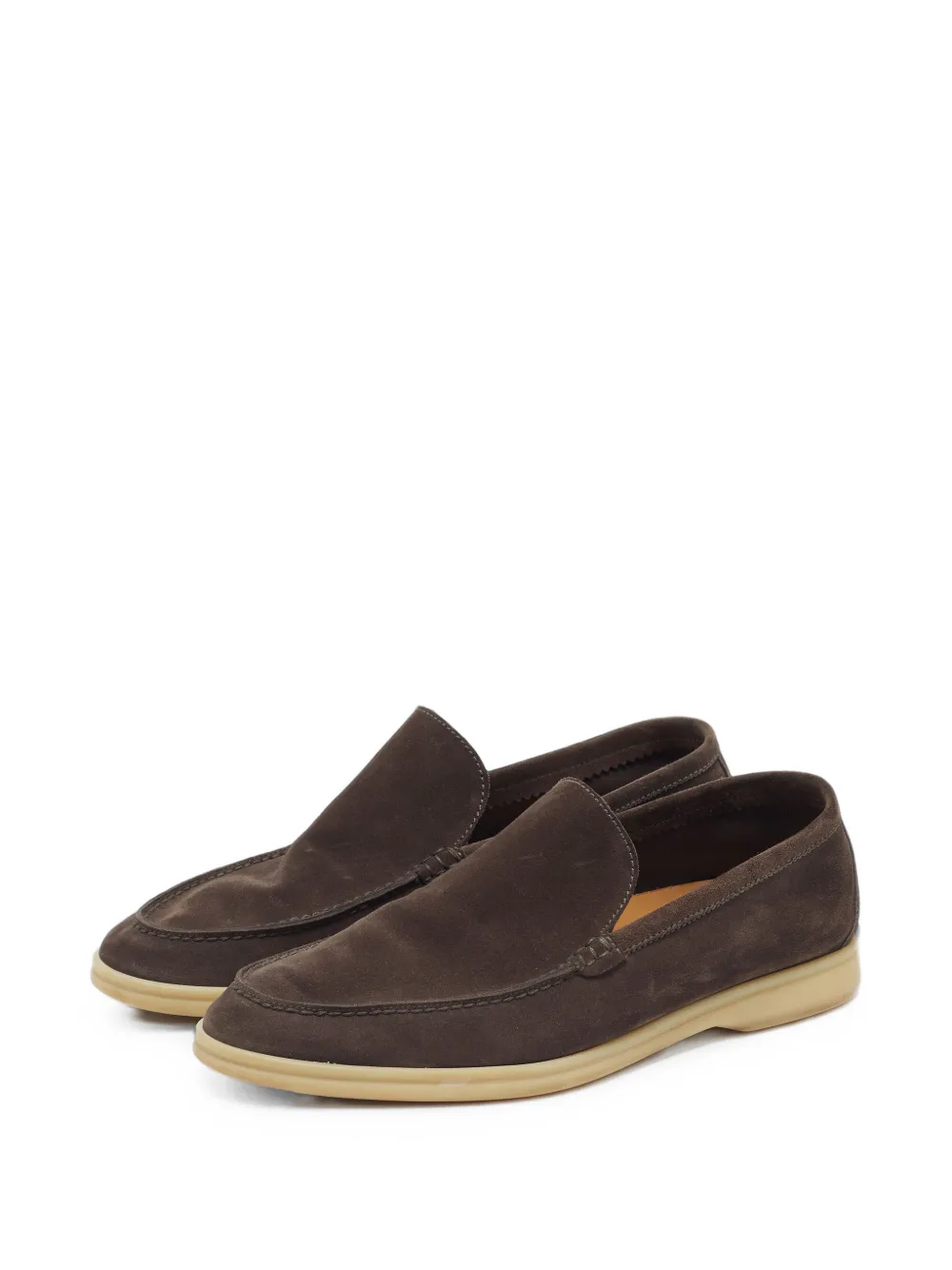 Loro Piana Pre-Owned Summer Walk loafers - Braun