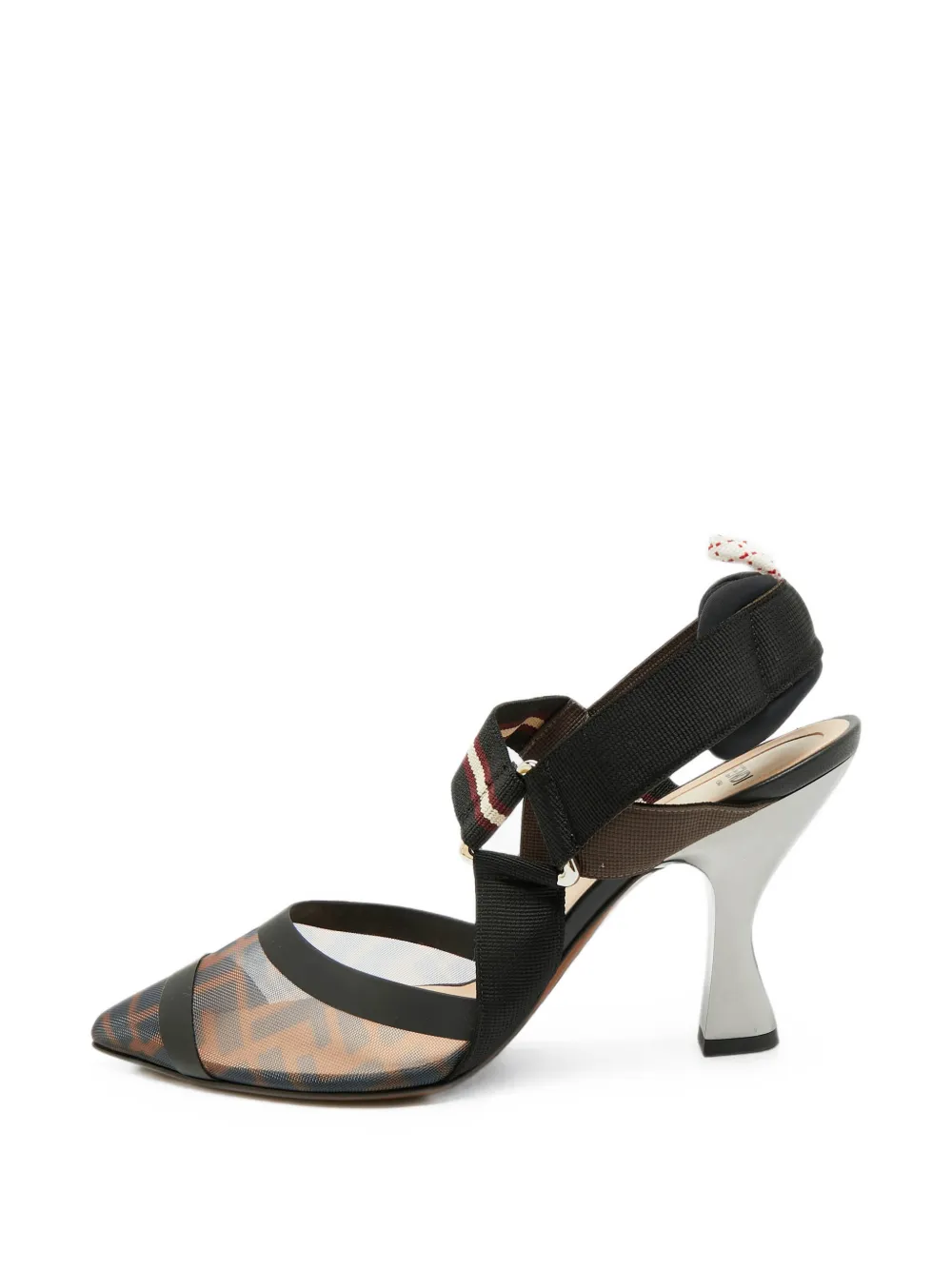 Fendi Pre-Owned Colibri mesh pumps - Schwarz