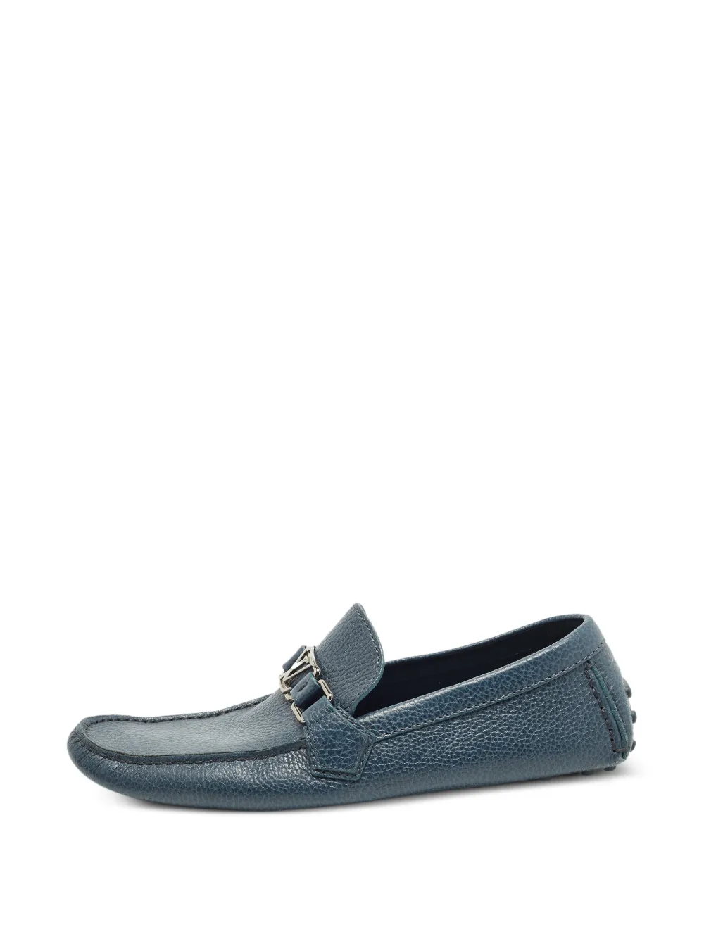 Louis Vuitton Pre-Owned Hockenheim leather loafers - Blau