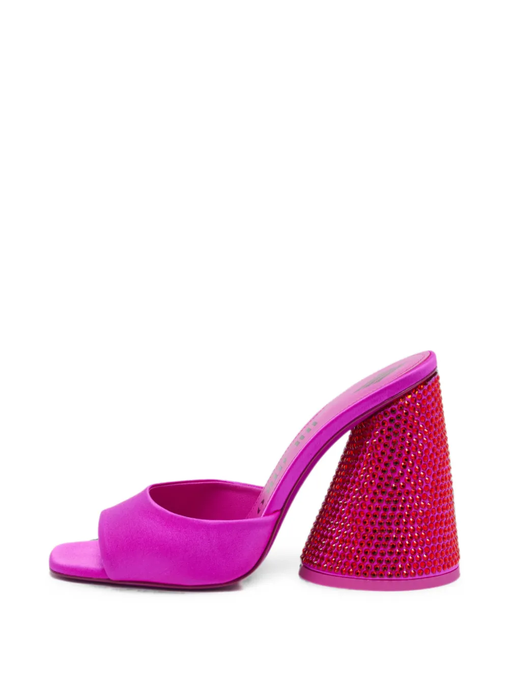 The Attico Devon crystal-embellished sandals - Rosa
