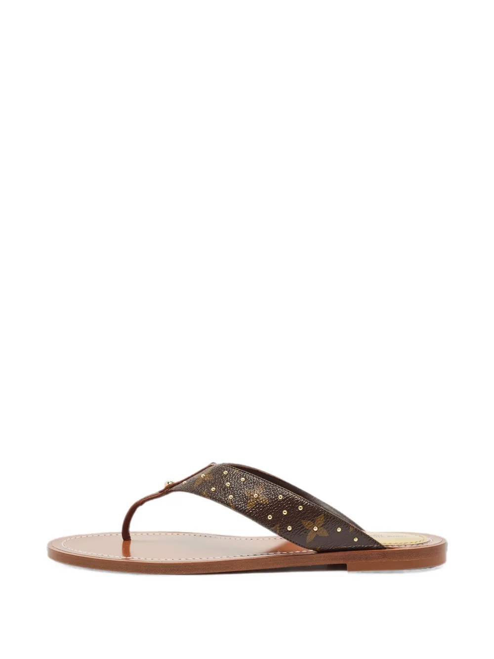 Louis Vuitton Pre-Owned Monogram Sunny thong sandals - Braun
