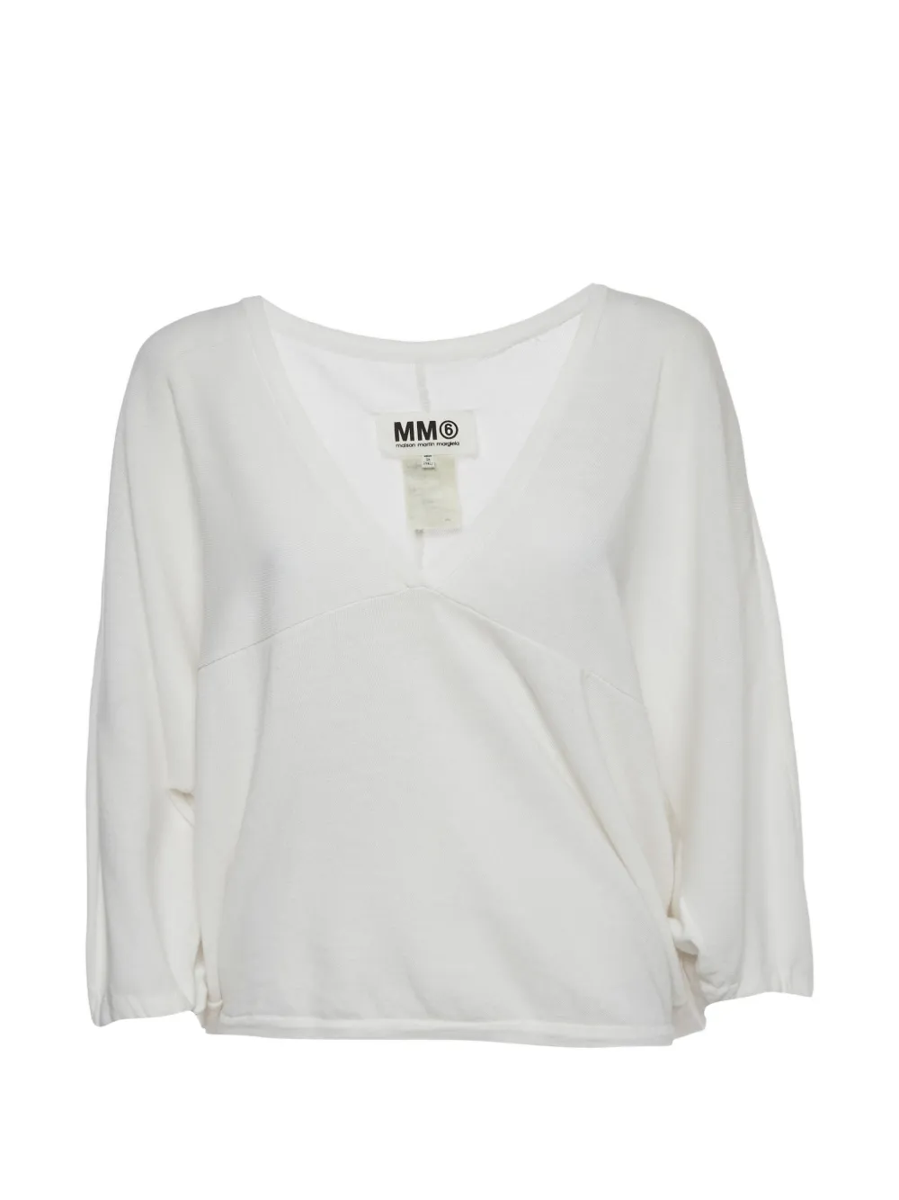 Maison Martin Margiela Pre-Owned V-neck sweater - Bianco