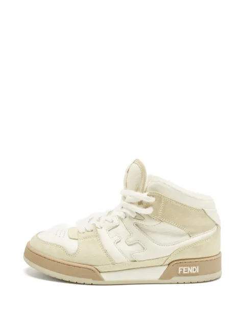 Fendi Pre-Owned Match high-top sneakers