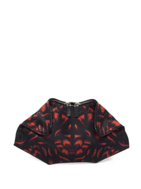 Alexander McQueen Pre-Owned De Manta tulip-print clutch bag