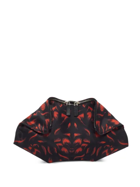 Alexander McQueen Pre-Owned De Manta tulip-print clutch bag