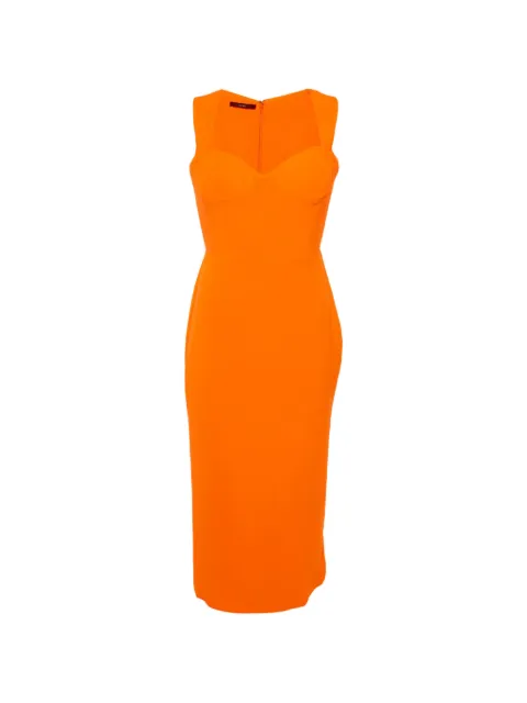 Alex Perry Claron sweetheart neckline midi dress