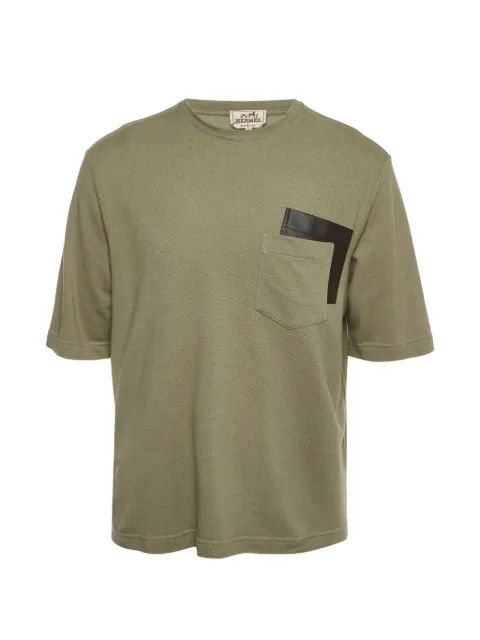 Hermès Pre-Owned playera con bolsillos superpuestos