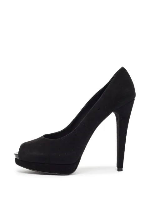 Stuart Weitzman peep-toe platform pumps