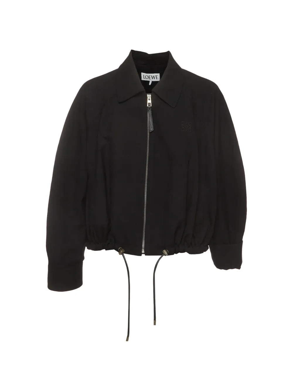 Loewe Pre-Owned zip-up drawstring jacket - Schwarz